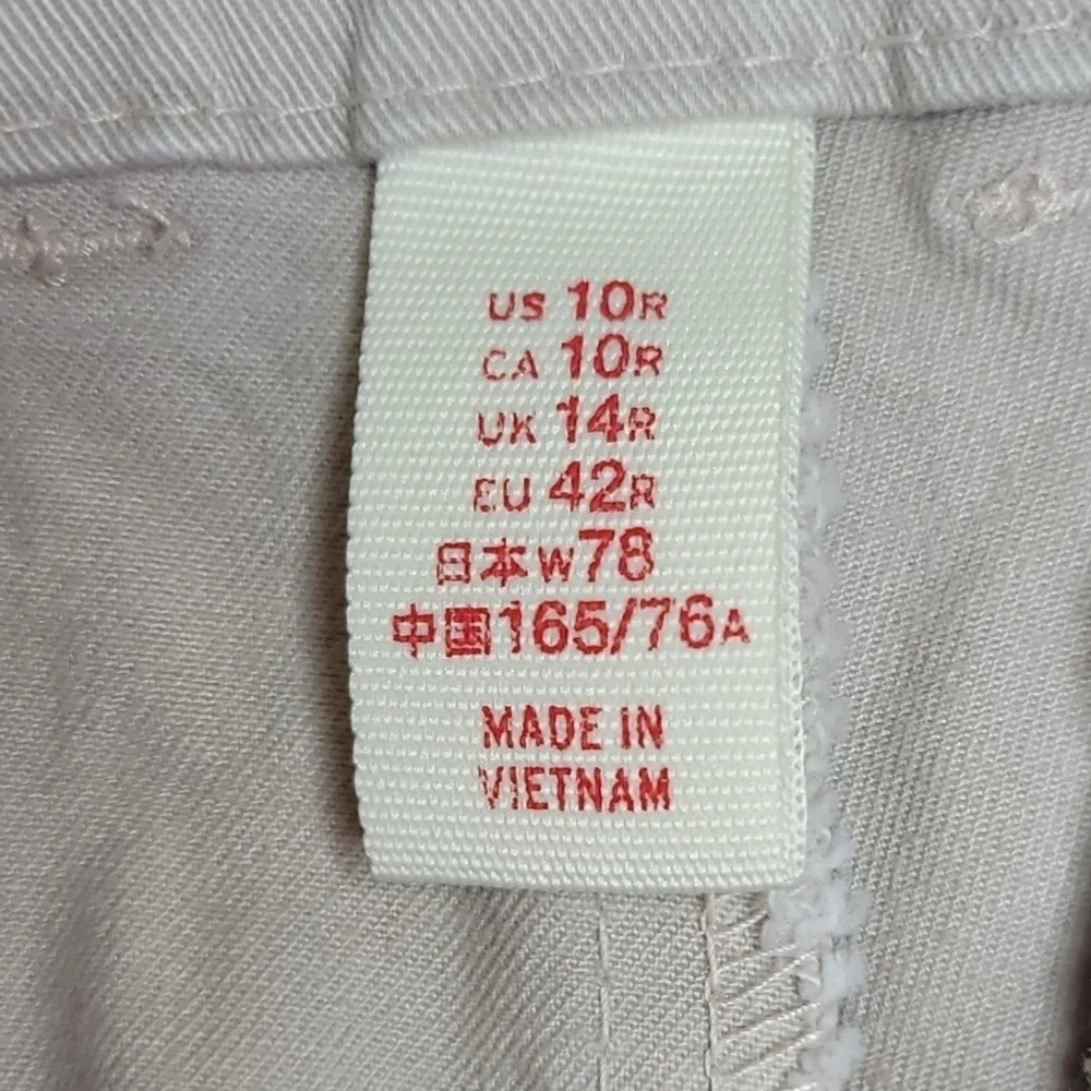 Khakis by Gap Slim City Mid-rise Light Khaki Women's Pants Size 10R - Picture 8 of 13